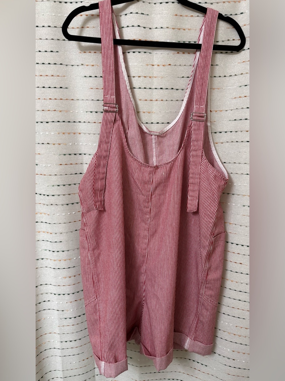 Wishlist Pink Striped Romper Jumpsuit - Picture 4 of 5